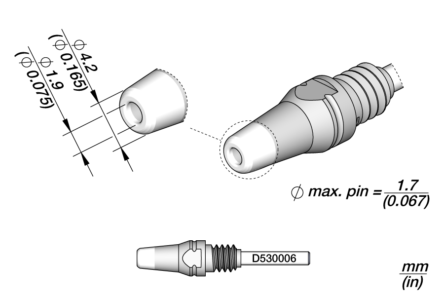 D530006 - Through-hole Desoldering Ø1.9 S1